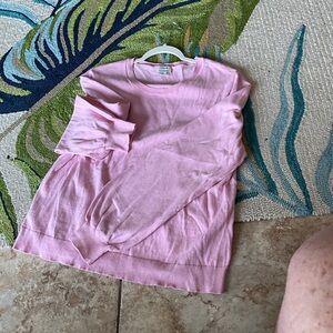 J. Crew Pink Long Sleeve Tee